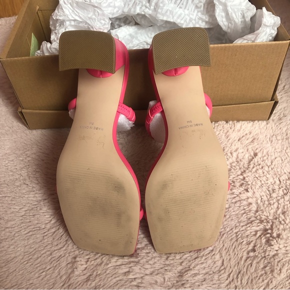 STEVE MADDEN LILAH HEELS SANDALS PINK - Picture 7 of 11